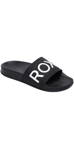 2025 Roxy Womens Slippy Slider Sandals ARJL100679 - Black FG